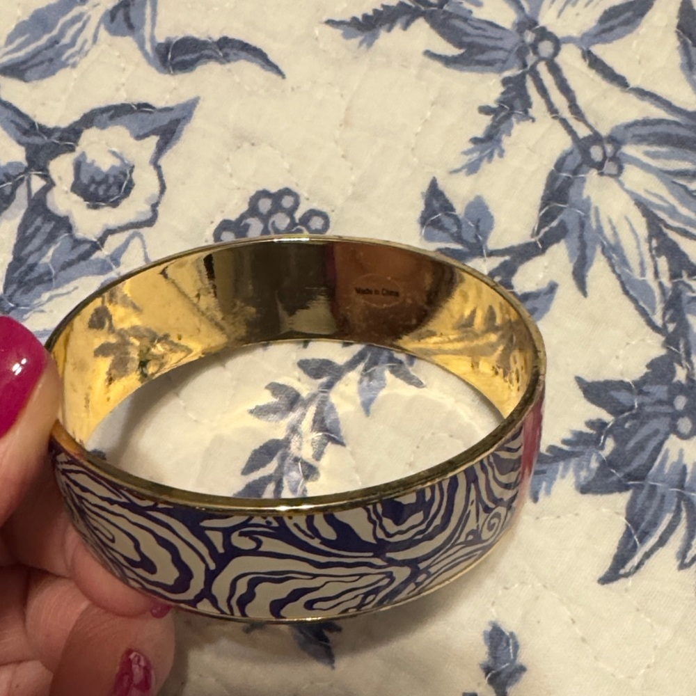 Lilly Pulitzer Colorful Enamel Bangle Bracelet - Picture 3 of 4